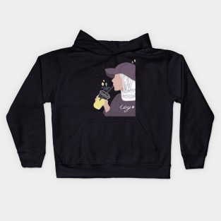 Winter vibes Kids Hoodie